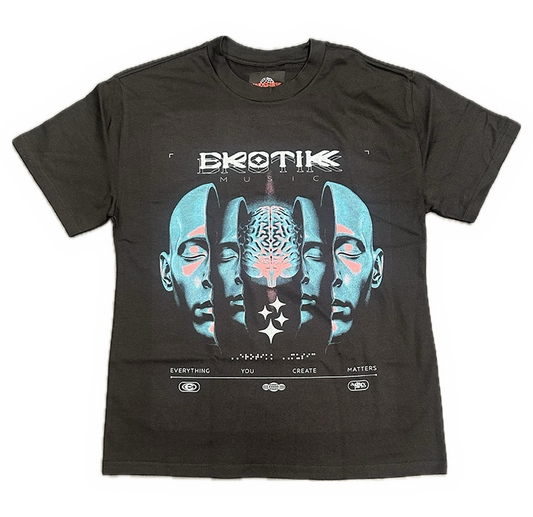 EVERYTHING YOU CREATE MATTERS SHIRT - BLACK